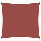 Sonnensegel Oxford-Gewebe Quadratisch 7x7 m Terrakotta-Rot