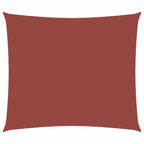 Sonnensegel Oxford-Gewebe Rechteckig 2,5x3,5 m Terrakotta-Rot