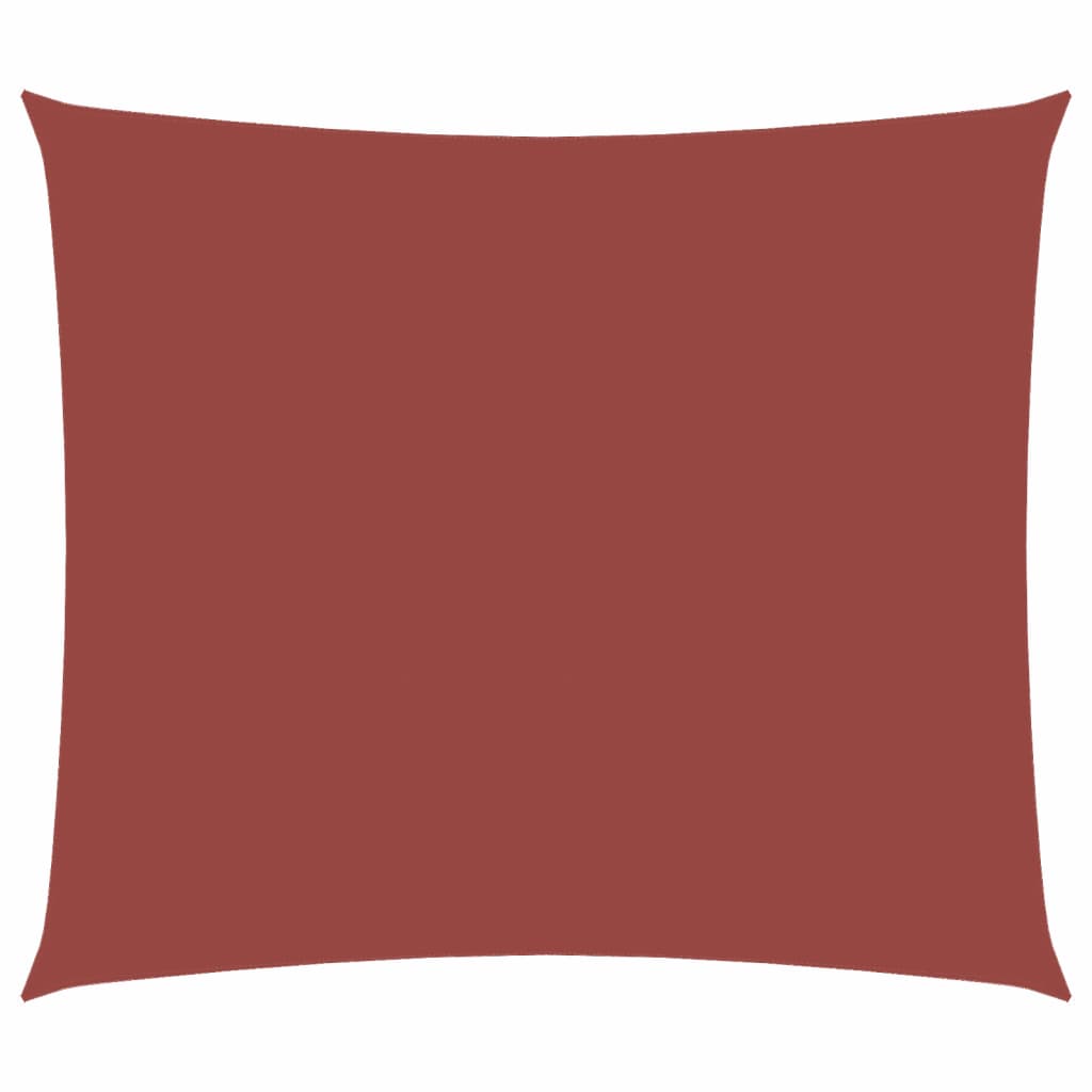 Sonnensegel Oxford-Gewebe Rechteckig 2,5x3,5 m Terrakotta-Rot