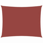 Sonnensegel Oxford-Gewebe Rechteckig 3x4 m Terrakotta-Rot