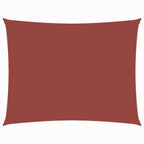 Sonnensegel Oxford-Gewebe Rechteckig 3x4,5 m Terrakotta-Rot