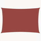 Sonnensegel Oxford-Gewebe Rechteckig 3,5x5 m Terrakotta-Rot