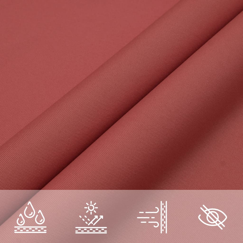 Sonnensegel Oxford-Gewebe Rechteckig 3,5x5 m Terrakotta-Rot