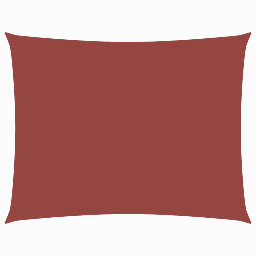 Sonnensegel Oxford-Gewebe Rechteckig 5x6 m Terrakotta-Rot