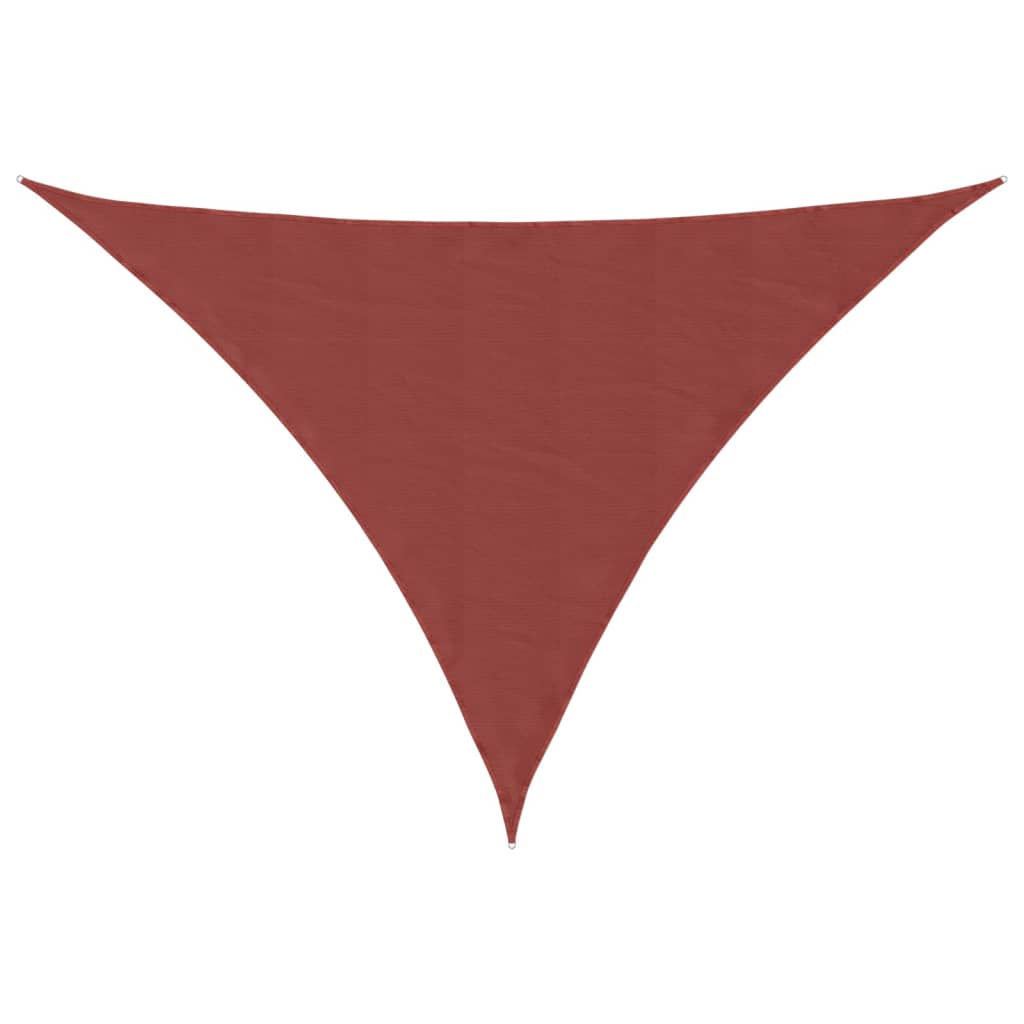 Sonnensegel Oxford-Gewebe Dreieckig 4x4x5,8 m Terrakotta-Rot