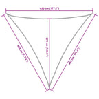 Sonnensegel Oxford-Gewebe Dreieckig 4,5x4,5x4,5m Terrakotta-Rot