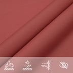 Sonnensegel Oxford-Gewebe Dreieckig 5x6x6 m Terrakotta-Rot