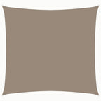 Sonnensegel Oxford-Gewebe Quadratisch 2,5x2,5 m Taupe