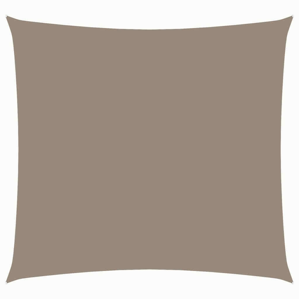 Sonnensegel Oxford-Gewebe Quadratisch 2,5x2,5 m Taupe