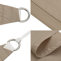 Sonnensegel Oxford-Gewebe Quadratisch 6x6 m Taupe