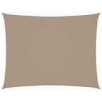 Sonnensegel Oxford-Gewebe Rechteckig 2x3 m Taupe