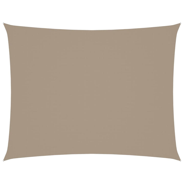 Sonnensegel Oxford-Gewebe Rechteckig 2x3 m Taupe