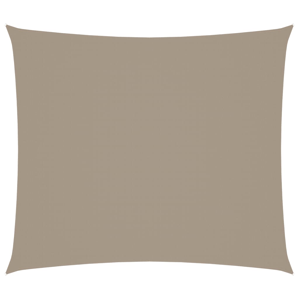 Sonnensegel Oxford-Gewebe Rechteckig 2,5x3 m Taupe