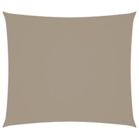 Sonnensegel Oxford-Gewebe Rechteckig 2,5x3 m Taupe