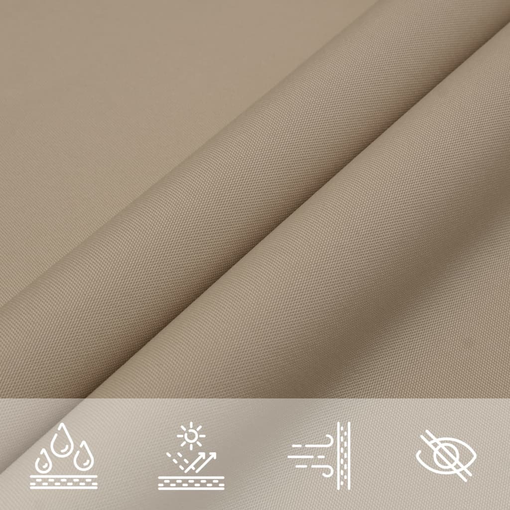 Sonnensegel Oxford-Gewebe Dreieckig 4,5x4,5x4,5 m Taupe