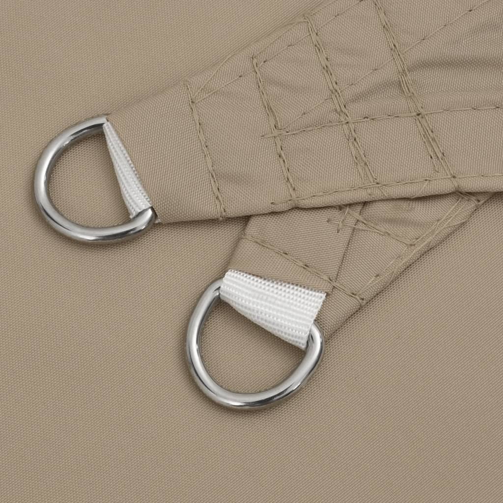 Sonnensegel Oxford-Gewebe Dreieckig 4x5x5 m Taupe