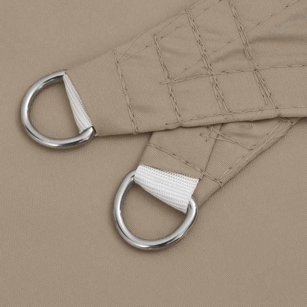 Sonnensegel Oxford-Gewebe Dreieckig 5x5x5 m Taupe