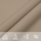 Sonnensegel Oxford-Gewebe Dreieckig 5x5x6 m Taupe