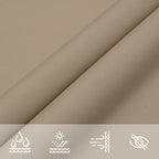Sonnensegel Oxford-Gewebe Dreieckig 4x5x6,4 m Taupe