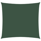 Sonnensegel Oxford-Gewebe Quadratisch 4,5x4,5 m Dunkelgrün