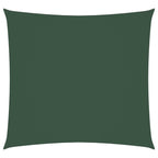 Sonnensegel Oxford-Gewebe Quadratisch 6x6 m Dunkelgrün