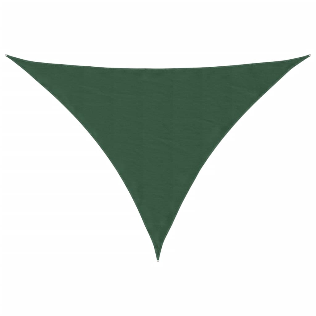 Sonnensegel Oxford-Gewebe Dreieckig 3,5x3,5x4,9 m Dunkelgrün