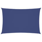 Sonnensegel Oxford-Gewebe Rechteckig 2x4 m Blau