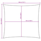 Sonnensegel Oxford-Gewebe Rechteckig 2,5x3 m Blau
