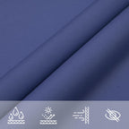 Sonnensegel Oxford-Gewebe Rechteckig 6x7 m Blau