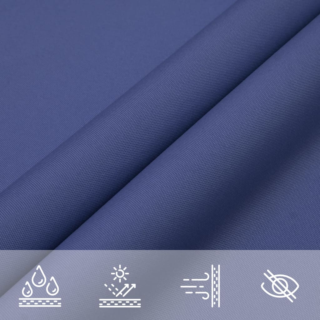 Sonnensegel Oxford-Gewebe Rechteckig 6x7 m Blau