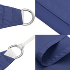 Sonnensegel Oxford-Gewebe Dreieckig 3x3x3 m Blau