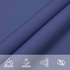Sonnensegel Oxford-Gewebe Dreieckig 3x4x4 m Blau