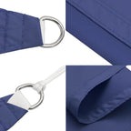 Sonnensegel Oxford-Gewebe Dreieckig 3,5x3,5x4,9 m Blau