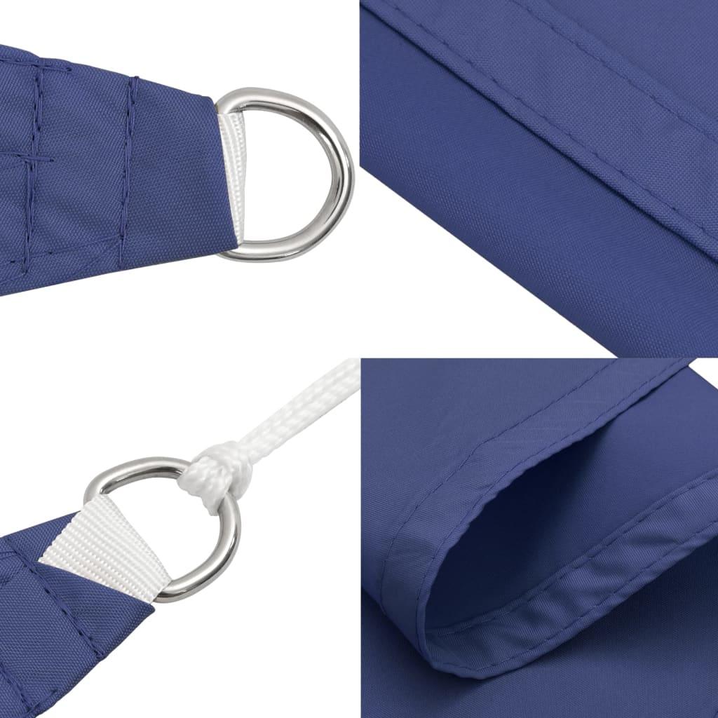 Sonnensegel Oxford-Gewebe Dreieckig 3,5x3,5x4,9 m Blau