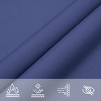 Sonnensegel Oxford-Gewebe Dreieckig 3,5x3,5x4,9 m Blau
