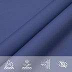 Sonnensegel Oxford-Gewebe Dreieckig 5x5x6 m Blau