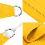 Sonnensegel Oxford-Gewebe Quadratisch 5x5 m Gelb
