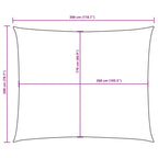 Sonnensegel Oxford-Gewebe Rechteckig 2x3 m Gelb