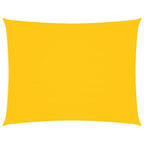 Sonnensegel Oxford-Gewebe Rechteckig 3,5x4,5 m Gelb