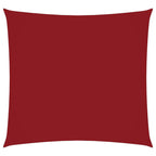 Sonnensegel Oxford-Gewebe Quadratisch 2x2 m Rot