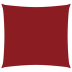 Sonnensegel Oxford-Gewebe Quadratisch 5x5 m Rot