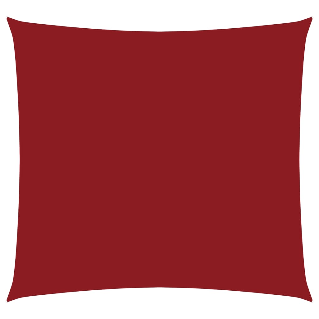 Sonnensegel Oxford-Gewebe Quadratisch 5x5 m Rot