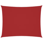 Sonnensegel Oxford-Gewebe Rechteckig 2x3 m Rot