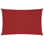 Sonnensegel Oxford-Gewebe Rechteckig 2,5x5 m Rot