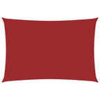 Sonnensegel Oxford-Gewebe Rechteckig 3x5 m Rot