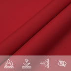 Sonnensegel Oxford-Gewebe Rechteckig 3x5 m Rot