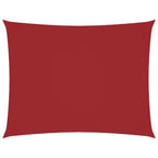 Sonnensegel Oxford-Gewebe Rechteckig 4x5 m Rot