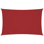 Sonnensegel Oxford-Gewebe Rechteckig 4x7 m Rot