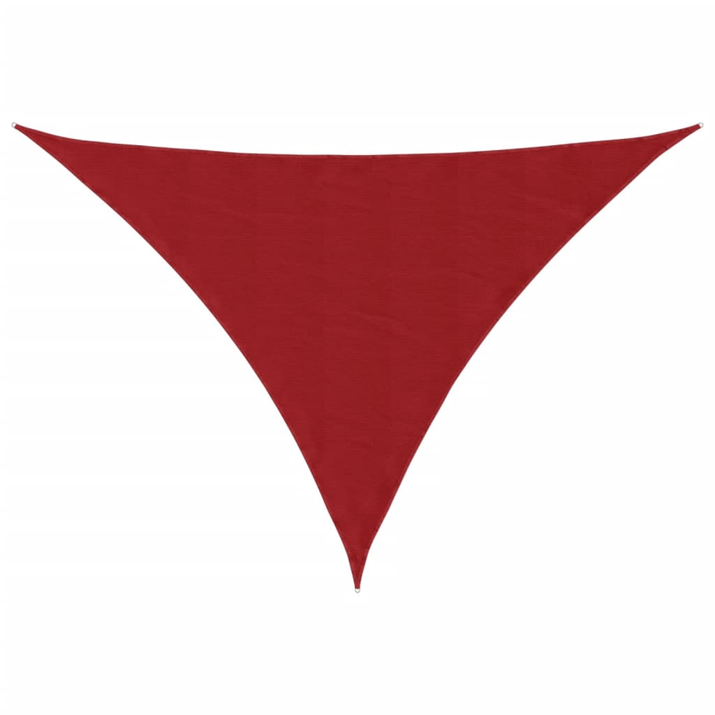 Sonnensegel Oxford-Gewebe Dreieckig 3x4x4 m Rot