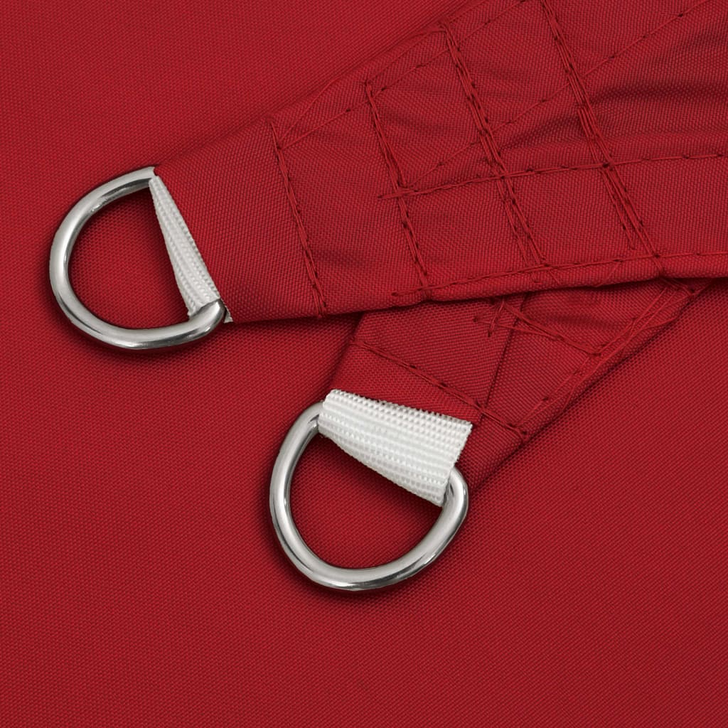 Sonnensegel Oxford-Gewebe Dreieckig 3,5x3,5x4,9 m Rot